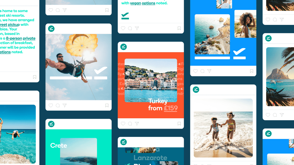 Holiday best visual identity instagram posts