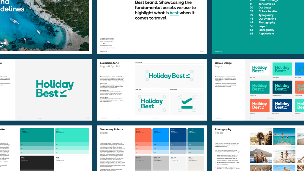 Holiday best visual identity