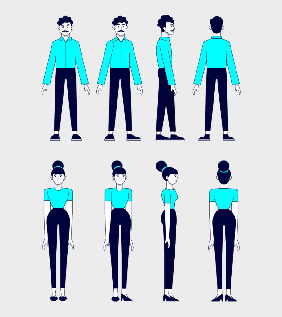 Capita Collection visual identity person, man and woman