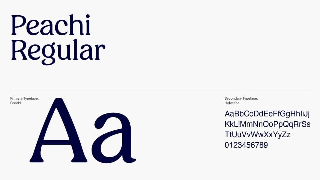 Capita Collection visual identity font style