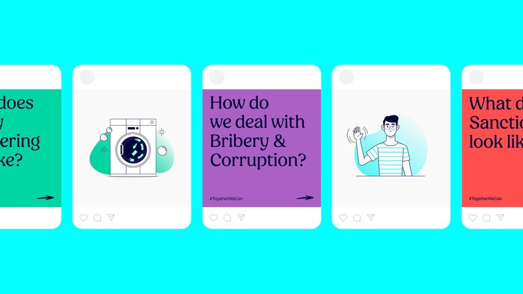 Capita Collection visual identity on instagram posts