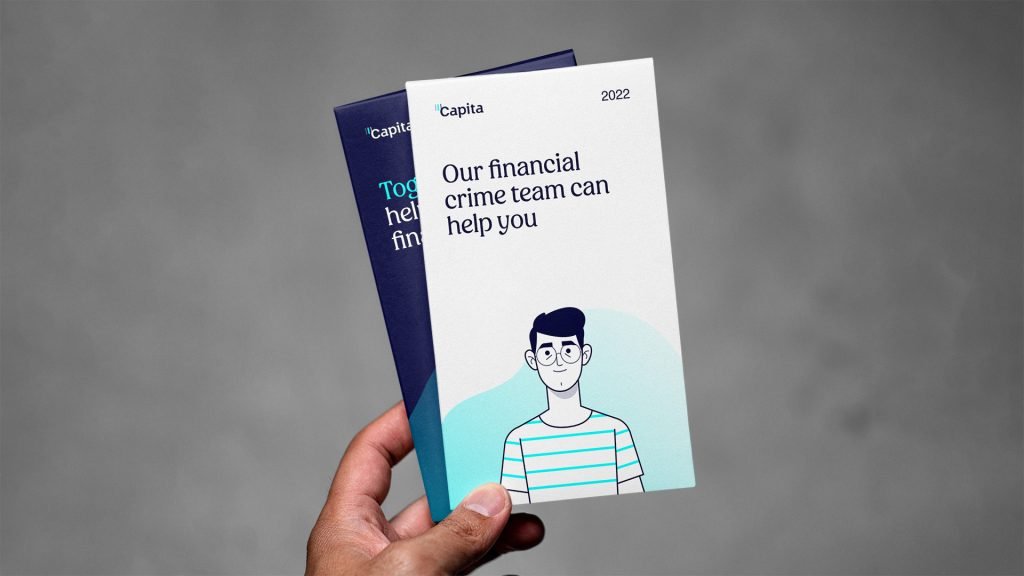 Capita Collection visual identity on booklet